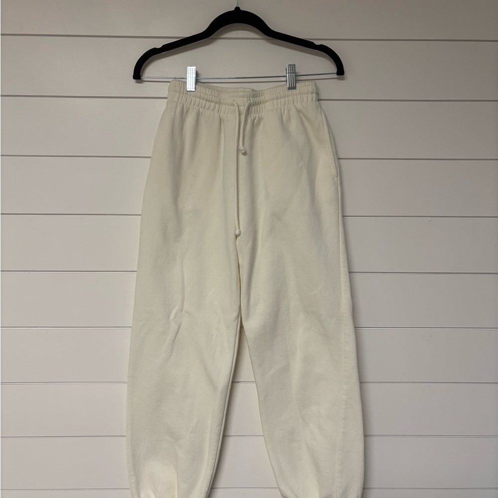 Zara Cream Jogger Pants